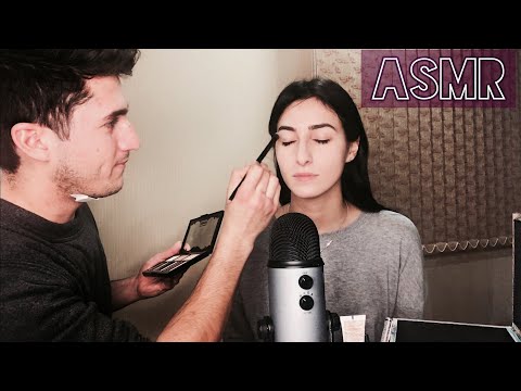 АСМР Брат Делает Мне Макияж / ASMR My Brother Does My Makeup