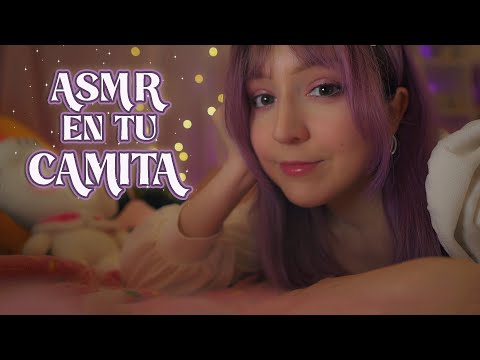 ⭐ASMR en tu camita 🛏️💖 | Limpieza facial, masaje y cuento para dormir profundamente