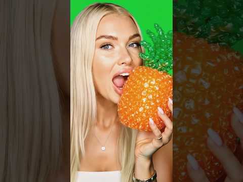 This Pineapple Pops When You Eat It... 🍍✨ ASMR