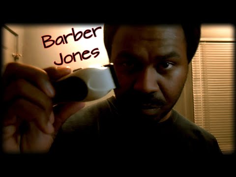 ASMR Haircut Roleplay in LOW LIGHT "A Barber Jones Fade"