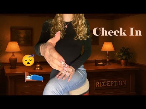 POV: Late Night Hotel Check-In 🌙 | ASMR Personal Attention