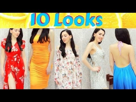 ASMR Summer Lookbook ☀️ Try On Haul ASMR Fashion Show 🌈 Cannes, Shein