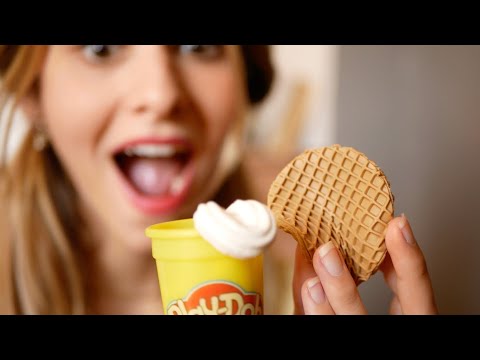 ASMR FRANÇAIS - Gourmandises en pâte à modeler (bla-bla près du micro et satisfying)