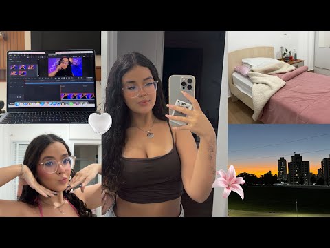 ASMR VLOG - UM DIA COMIGO ⭐️🐻 | rotina, trabalho, edição. 