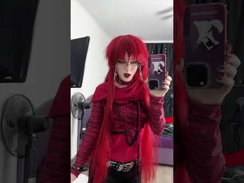 Grelle in modern era ♡ #cosplay #grellsutcliff #grellcosplay #blackbutlercosplay #blackbutler