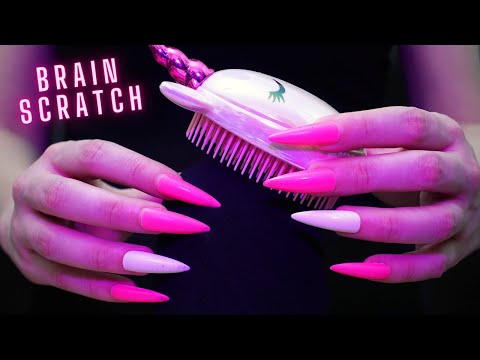 Asmr Deep Mic Scratching ,Brushing & Massage | Asmr No Talking for Sleep with Long Nails - 4k