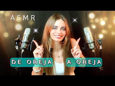 🌙 ASMR DE OREJA A OREJA 4K👂🏻🍃 | EAR TO EAR😴💜ASMR en ESPAÑOL