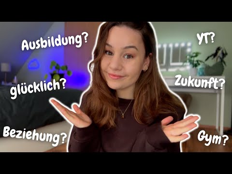 [ASMR] XXL Q&A 🦋 | Nach der Ausbildung? Zukunft? Beziehung?..| ASMR Marlife