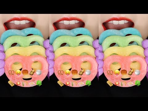 VERTICAL MUKBANG KOREA CONVENIENCE STORE FOODS ASMR, EMOJI FOOD ASMR 🇰🇷