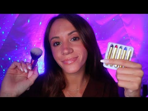 ASMR / Doing Your Halloween Makeup (pennywise makeup)