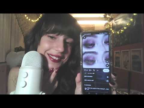 ASMR ♡ copying a pinterest makeup look