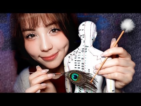 【ASMR】ジワジワとろけるマッサージ💆‍♀️💤ツボ人形のあなたを耳かきでカリカリ👂