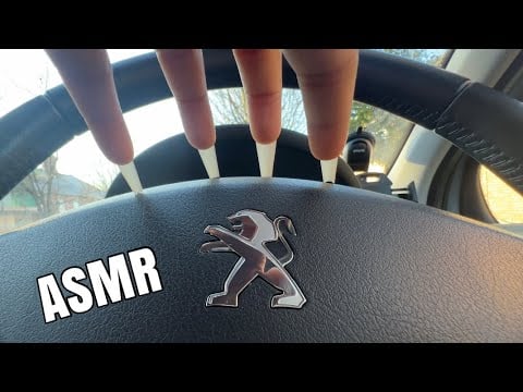 [ASMR] In My Car Tapping & Scratching!