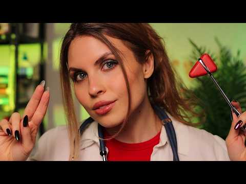 ASMR Medical Student Practices Cranial Nerve Exam On You, Full Body Exam Roleplay