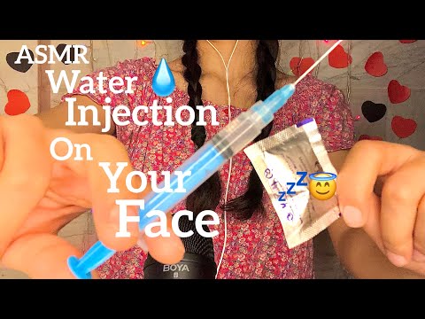 ASMR Water injection On Your wrinkle Face. 💧💤