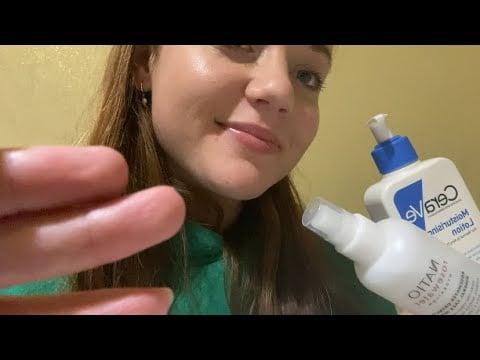 Lofi ASMR doing your skincare and rambling