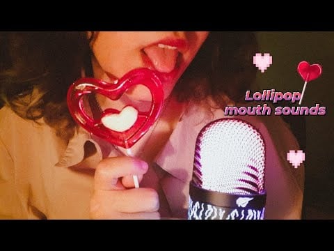 ASMR | Lollipop mouth sounds 🍭 (it was an immortal one😭)