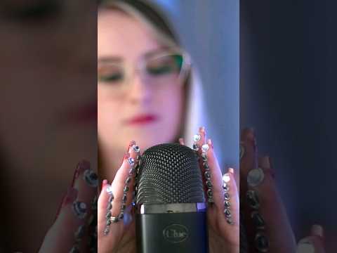 ASMR com STRASS no MICROFONE | #asmr #asmrtriggers #shorts