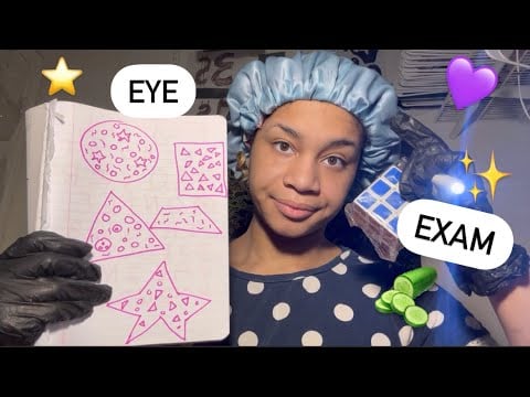 ASMR - Eye Test (Irina)