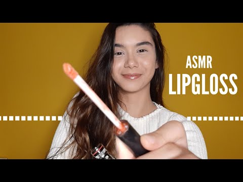 ASMR BINAURAL: UP CLOSE LIPGLOSS APPLICATION - MOUTH SOUNDS