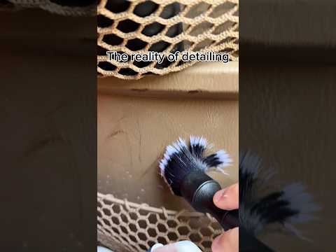 The reality of car detailing…