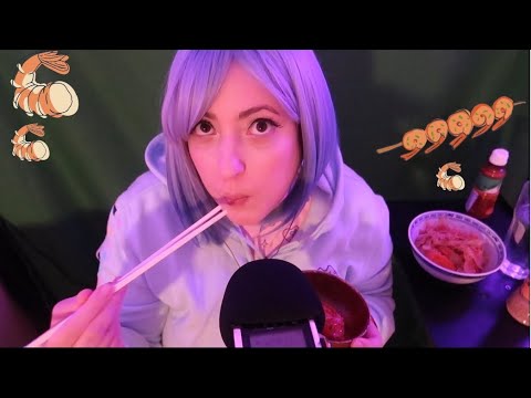 Comiendo con KIKI ASMR🍜Casero,Charlas