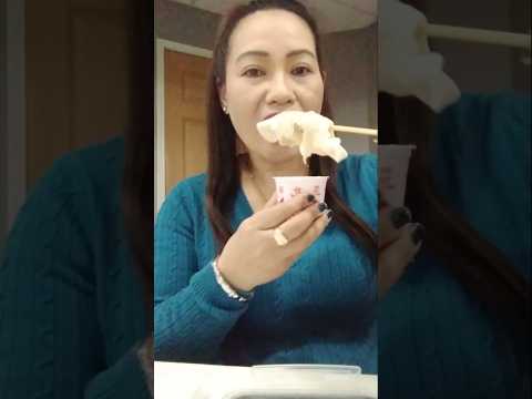 DUMPLING WITH YOGURT #shortsfeed #food #mukbang #everyone #eatingshow #asmr #viral #tiktokviral