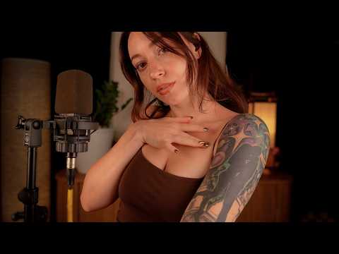 ASMR, Tattoo Tracing! 💫🦋🌹(whispers and soft speaking)
