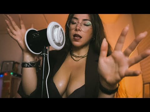 ASMR intense Oil Ear Massage 🤤(almost no talking)