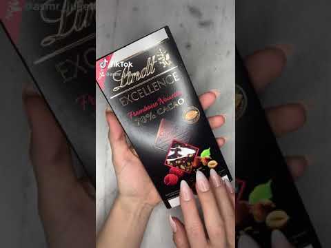 Beautiful Swiss Lindt Chocolate 🇨🇭Tapping | Scratching | Breaking ASMR Triggers 🍫