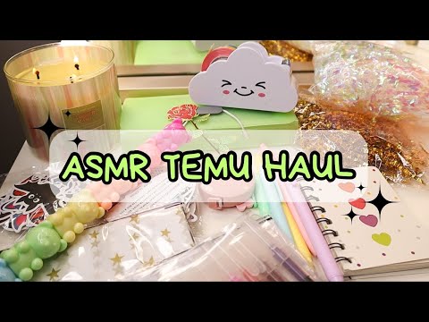 ASMR | TEMU Stationary & Desk Supply Haul📒🖊️