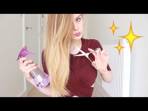 ✨ Super tingly real hair cut sounds