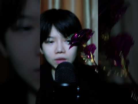 ASMR FLOWER 💐  #asmr #shorts #mouthsound #light #relaxing