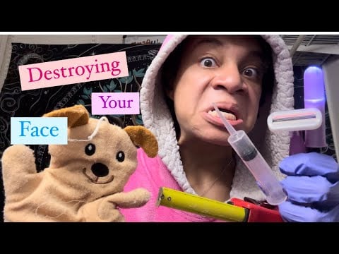 ASMR - Chaotic Face Exam (Shannon)