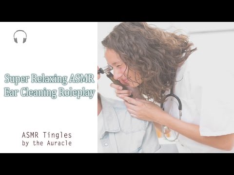 Super Relaxing [ASMR] ★ Ear Cleaning Roleplay ★ [Binaural] Close up personal attention