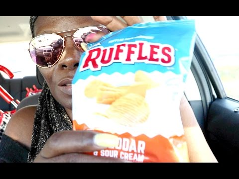 Chips Ramble ASMR Eating Sounds + Chewing Gum 🍬  Vegan Jerky