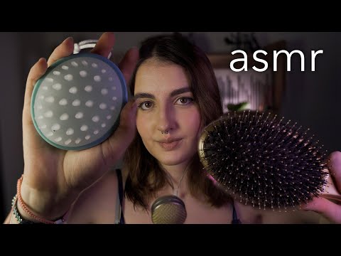 asmr en español - mi ASMR FAVORITO! (atención personal, toco tu carita, te peino) - Ale ASMR :)