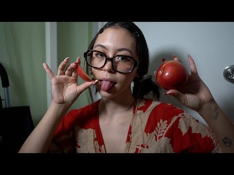 ASMR Purely Apple Tapping and Sounds: The Forbidden Fruit