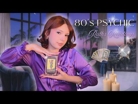 (asmr) late night 80s tv psychic tarot reading📺🔮📼(unintentional, nostalgic, soft spoken)