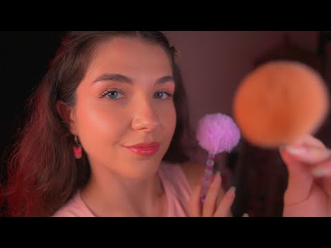 ASMR ACARICIO tu carita SUAVECITO con BROCHAS | Lonixy ASMR