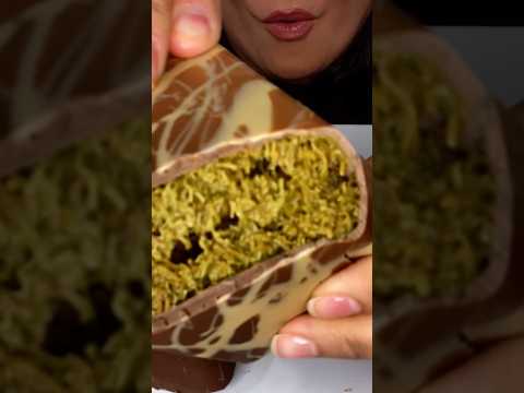 DUBAI CHOCOLATE #asmr #chocolate #dubai #pistachio