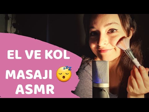 El ve Kol Masajı 🌛 | ASMR Türkçe Fısıltı, Kaşıma ve Masaj Sesleri, Tracing | Hand & Arm Massage