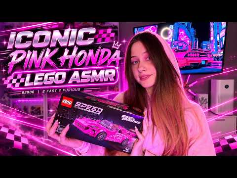 LEGO ASMR 💗 I Built the ICONIC Pink Honda S2000 from 2 Fast 2 Furious
