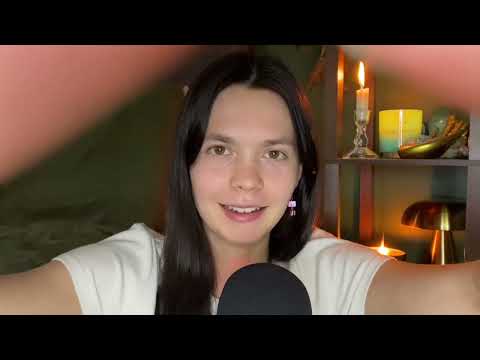 ASMR healing personal attention | writing gentle words into your aura (scalp massage, hair brush)