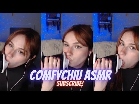 Comfychiu ASMR 💋 Licking  intense 💦 & Kisses in your ear 😘