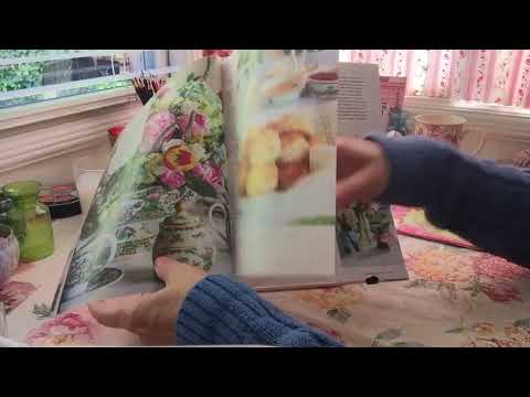 Asmr - relaxing magazine page turning, soft spoken