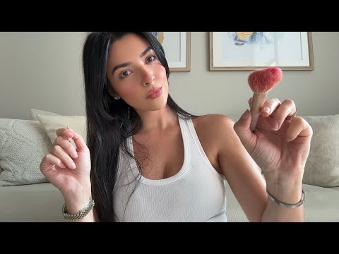 asmr | doing your makeup | whispering