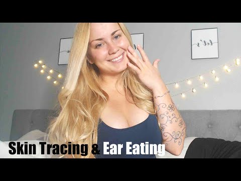 ASMR skin tracing, Best ASMR ear eating, Best mouth sounds asmr