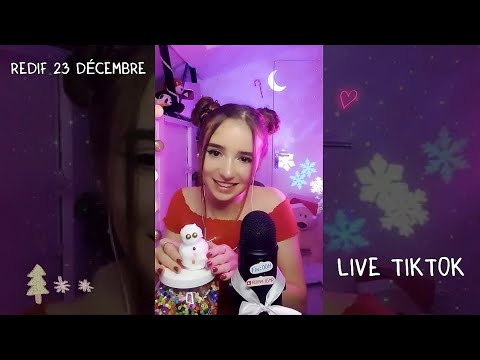 🎶 Rediffusion LIVE ASMR Tiktok 😴 du 23 décembre 2021