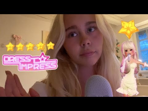 ASMR playing DRESS TO IMPRESS on ROBLOX 🌟💗 Clicky Whispers & Gameplay